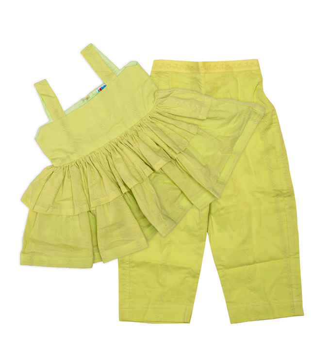 Girls Pista Bliss Peplum Set