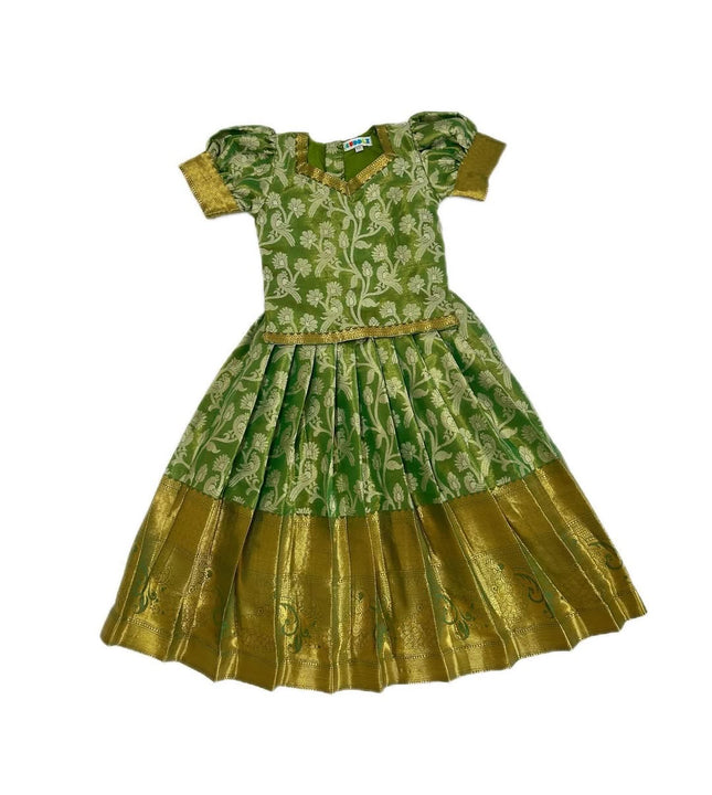 Girls Golden Green Heritage Set