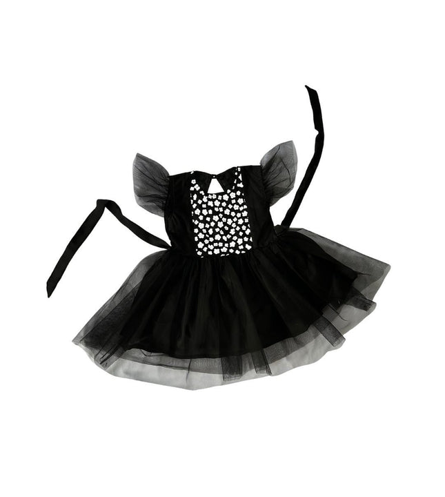 Girls Dazzle Black Party Dress