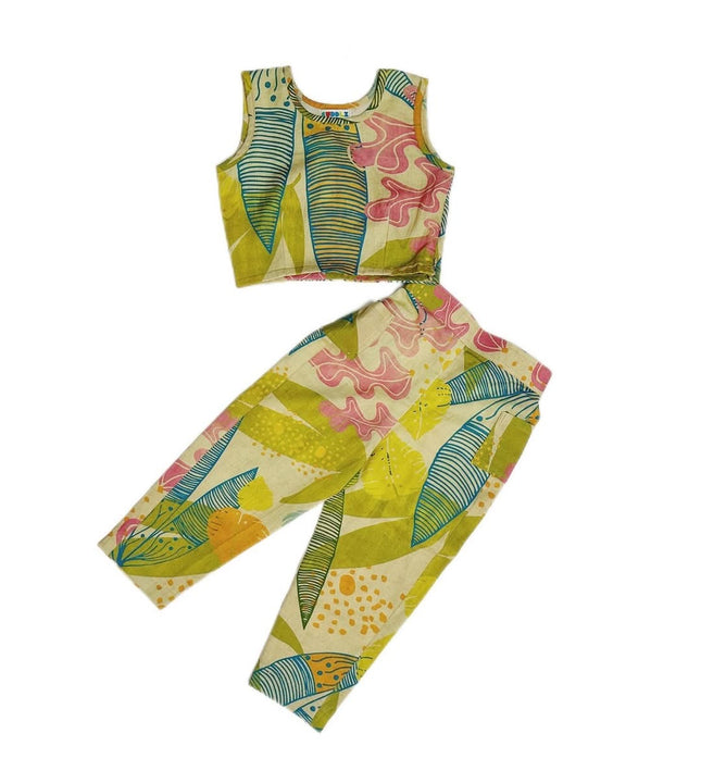 Girls Handloom Charm Co-ord Set