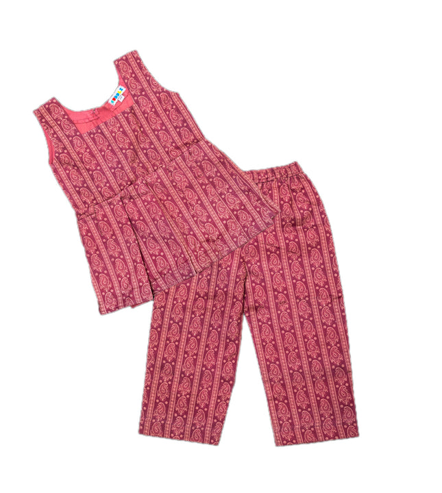 Girls Cotton Printed Kids Co-ord Set