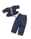 Girls Midnight Charm Handwoven Cotton Set