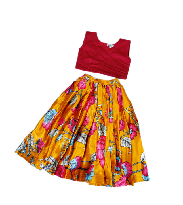 Girls Twirl and Bloom Lehenga Set