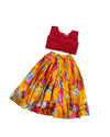 Girls Twirl and Bloom Lehenga Set