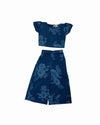 Girls Denim Bloom Co-ord Set