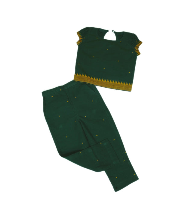Girls Handloom Heritage Co-ord set