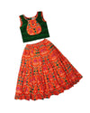 Girls Patola Glow Festive Lehenga